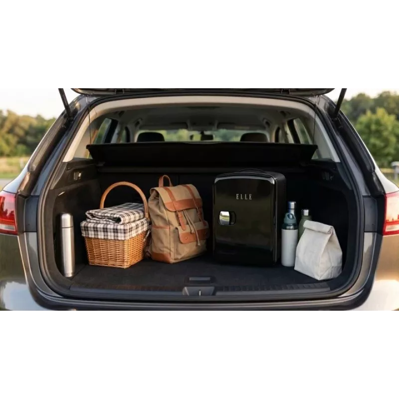 ELLE Home ESDAF101BKEU minijääkaappi 4L musta