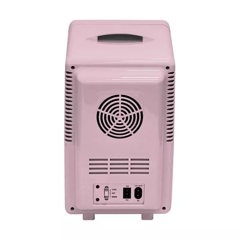 ELLE Home ESDAFX08PUEU minijääkaappi LED-meikkipelillä 8L violetti