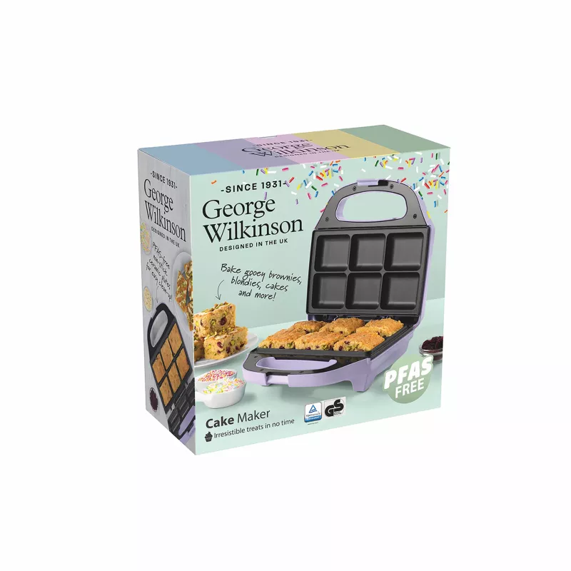 Giles & Posner EK5921GSBLVDE kakkuvalmistaja - 700W, 7 cupcakea, tarttumaton, musta