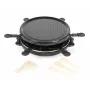 Giles & Posner EK4511GV2VDE pöytäraclette-grilli 1200 W 8 henkilölle musta/hopea