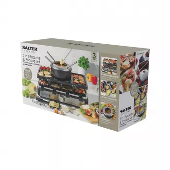 Salter EK4513VDE 2 in 1 raclette & fondue -sarja