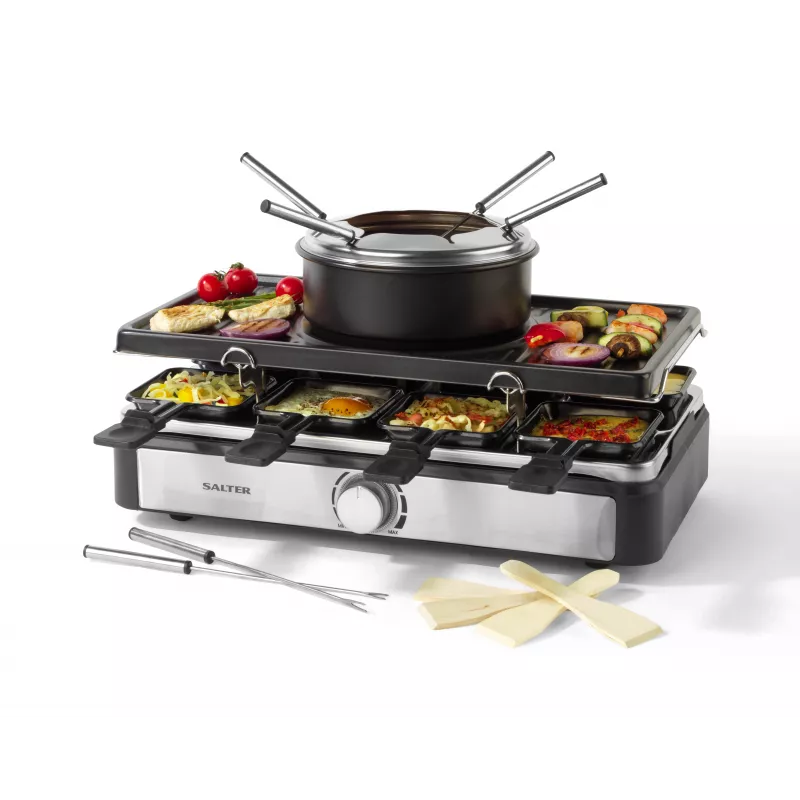 Salter EK4513VDE 2 in 1 raclette & fondue -sarja