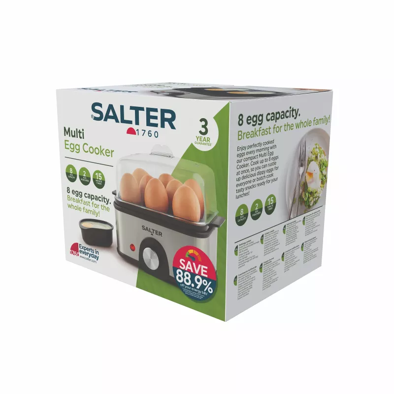 Salter EK6213VDE monikäyttöinen munankeitin