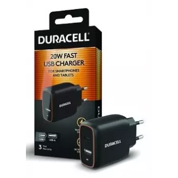 Duracell 20W 1C+1A USB-laturi