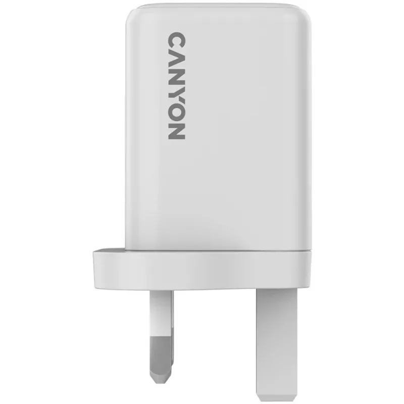 CANYON CU45AC GaN 45W 1xPD 1xQC UK valkoinen seinälaturi