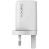CANYON CU45AC GaN 45W 2xPD UK valkoinen seinälaturi
