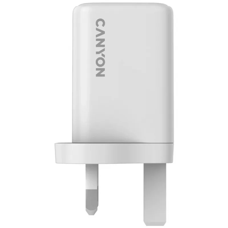 CANYON CU45AC GaN 45W 2xPD UK valkoinen seinälaturi