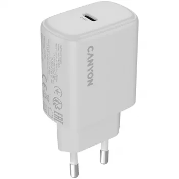 CANYON OnCharge 250 25W USB-C PD 3.0 -laturi EU valkoinen