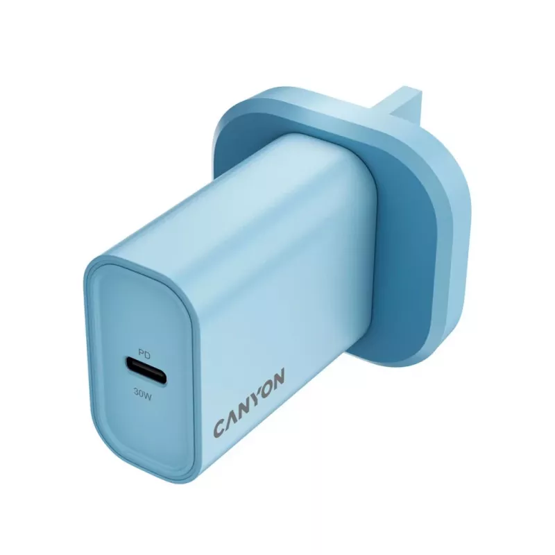 CANYON OnCharge 30CL Max Power 30W 1xPD UK vaaleansininen seinälaturi