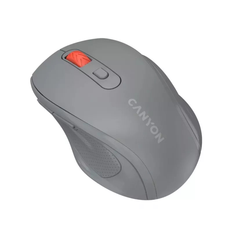 Canyon 6-painikkeinen langaton 2,4 GHz optinen hiiri, tummanharmaa