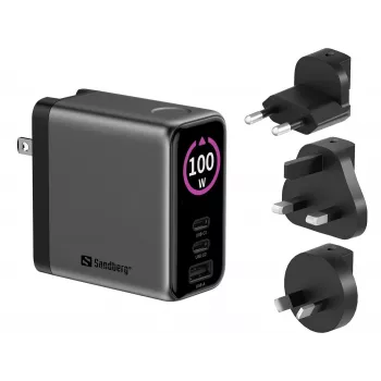SANDBERG matkalaturi PD100W näyttö
