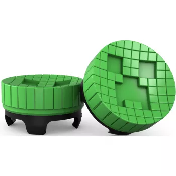 SteelSeries KontrolFreek Minecraft Performance Thumbsticks Creeper Edition (vihreä/musta, 2 kpl, PlayStation 5/4 -ohjaimeen)