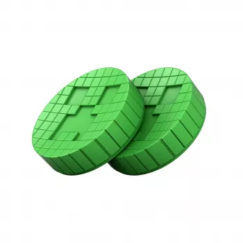 SteelSeries KontrolFreek No-Slip Thumb Grips Creeper Edition Green (2 kpl) Nintendo Switch Joy-Con -ohjaimiin / Pro Controller