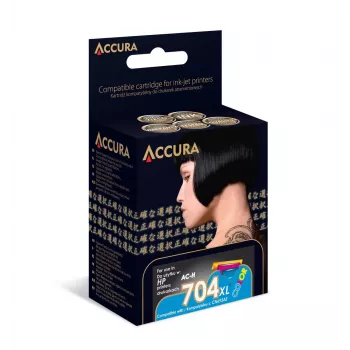 Accura muste HP nro 704 XL (CN693AE) varaosa