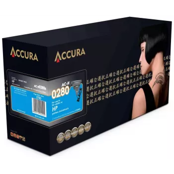 ACCURA värikasetti HP nro 80A (CF280A) varaosa - musta, 2700 sivua
