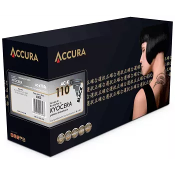 Accura yhteensopiva värikasetti Kyocera TK-1140 (musta, 7200 sivua)