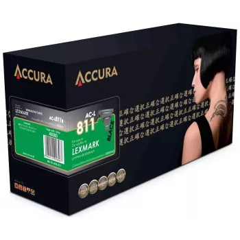 ACCURA yhteensopiva värikasetti Lexmark 52D0XA0 musta erittäin suuri tuotto 20 000 sivua