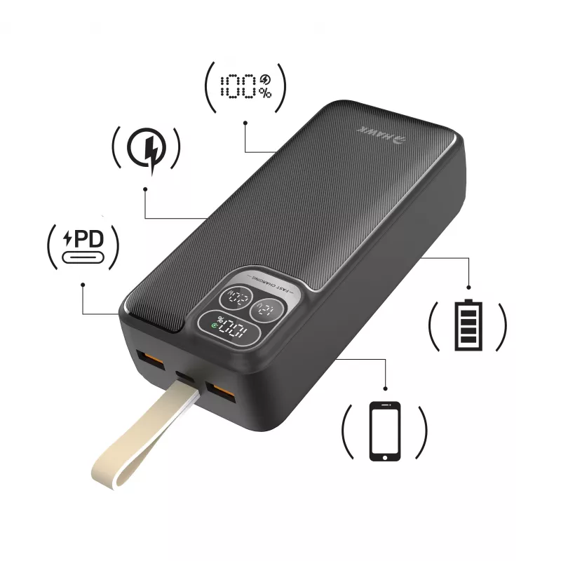 Hawk HW-PB30000 varavirtalähde 30000 mAh musta