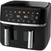 Kernau KSAF 1017 EB Duo 10,2 L musta air fryer, kahdella korilla