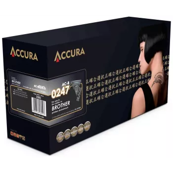 Accura yhteensopiva värikasetti Brother TN-247BK musta suuri kapasiteetti