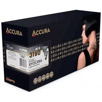 ACCURA yhteensopiva värikasetti Kyocera TK-3160 (musta, suuri kapasiteetti)