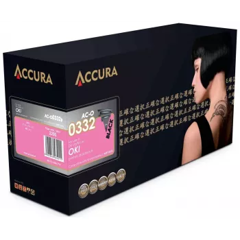 ACCURA yhteensopiva värikasetti musta OKI 44973536 korvaava