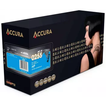 Accura HP No 55A (CE255A) värikasetti korvaava musta yhteensopiva laservärikasetti