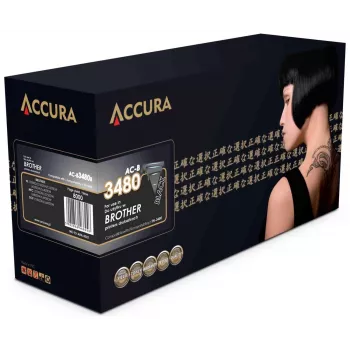 ACCURA yhteensopiva värikasetti Brother TN-3480 musta 8 000 sivua