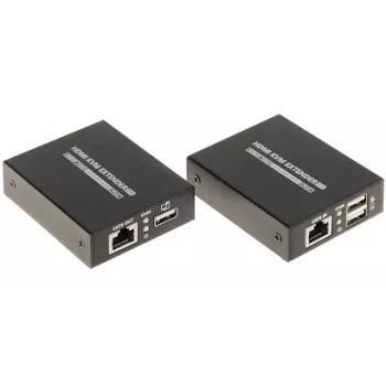 HDMI & USB KVM -jatko 4K@60Hz 70m Cat6/7 kautta
