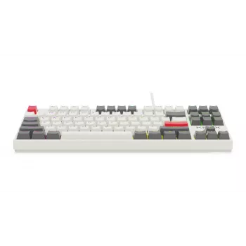 KRUX ATAX PRO RGB Creator Retro Gateron Yellow Pro -mekaaninen näppäimistö (TKL, 87 näppäintä, Hot-Swappable, USB-C, PBT Double-Shot -näppäinhatut, Per-Key RGB)