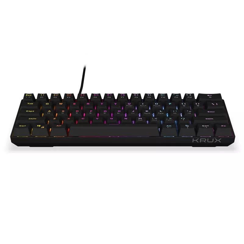 KRUX Qara 60% mekaaninen pelinäppäimistö, Outemu Red, musta, KRX0137