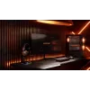 KRUX Rivt kuuloketeline RGB-valaistuksella, musta (KRXG003)