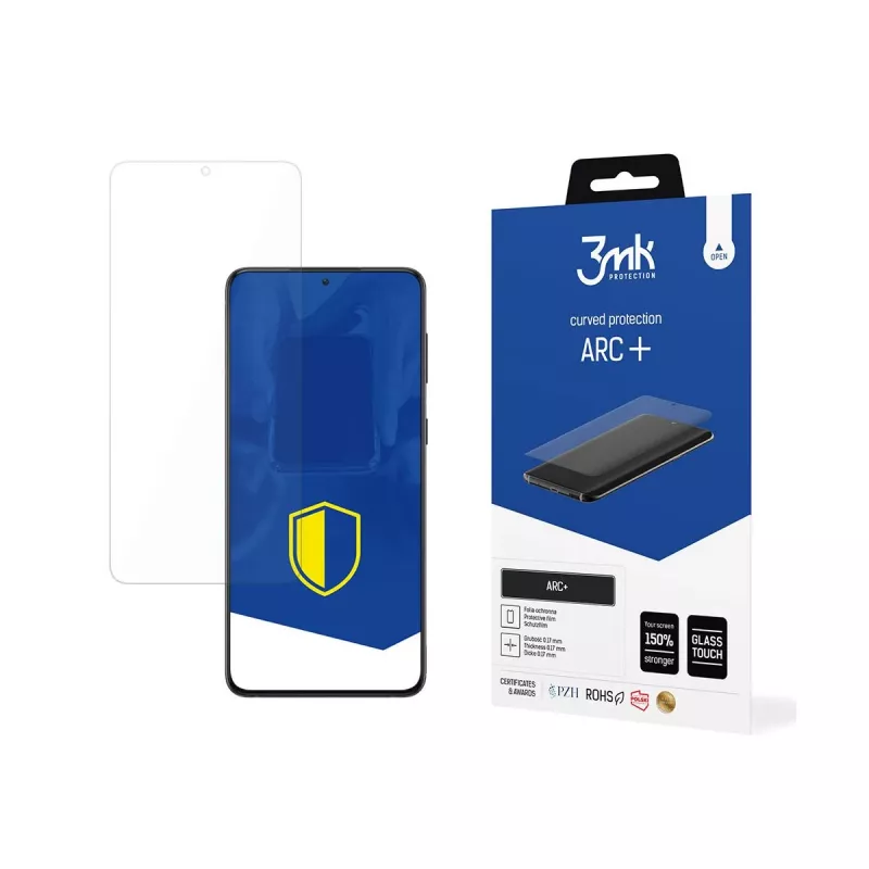 3MK ARC+ suojakalvo Samsung Galaxy S21 Ultra 5G (1 kpl:n pakkaus)