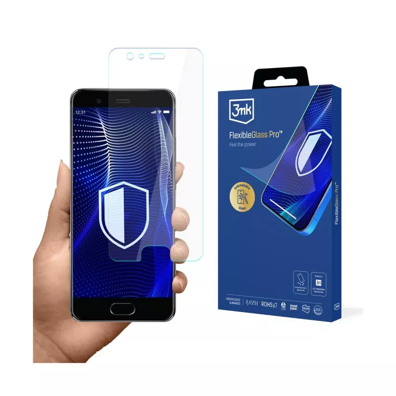 3MK PROTECTION FlexibleGlass Pro hybridilasi näytönsuojakalvo Huawei P10