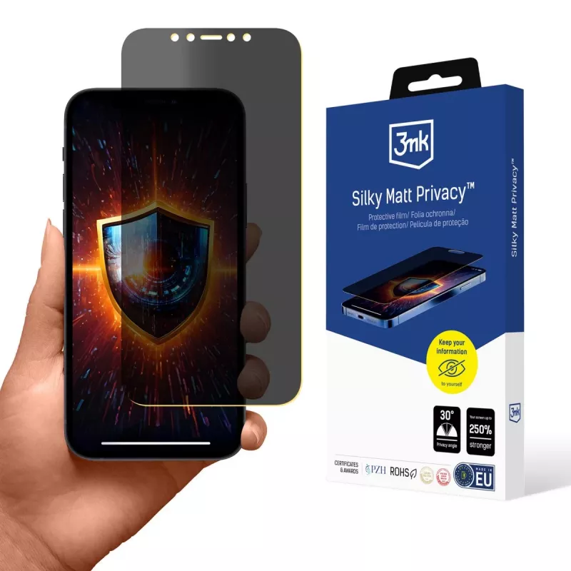3mk Silky Matt Privacy Screen Protector Apple iPhone 12/12 Pro