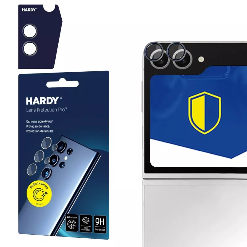 3MK PROTECTION Samsung Galaxy Z Flip 6 - HARDY Lens Protection Pro musta