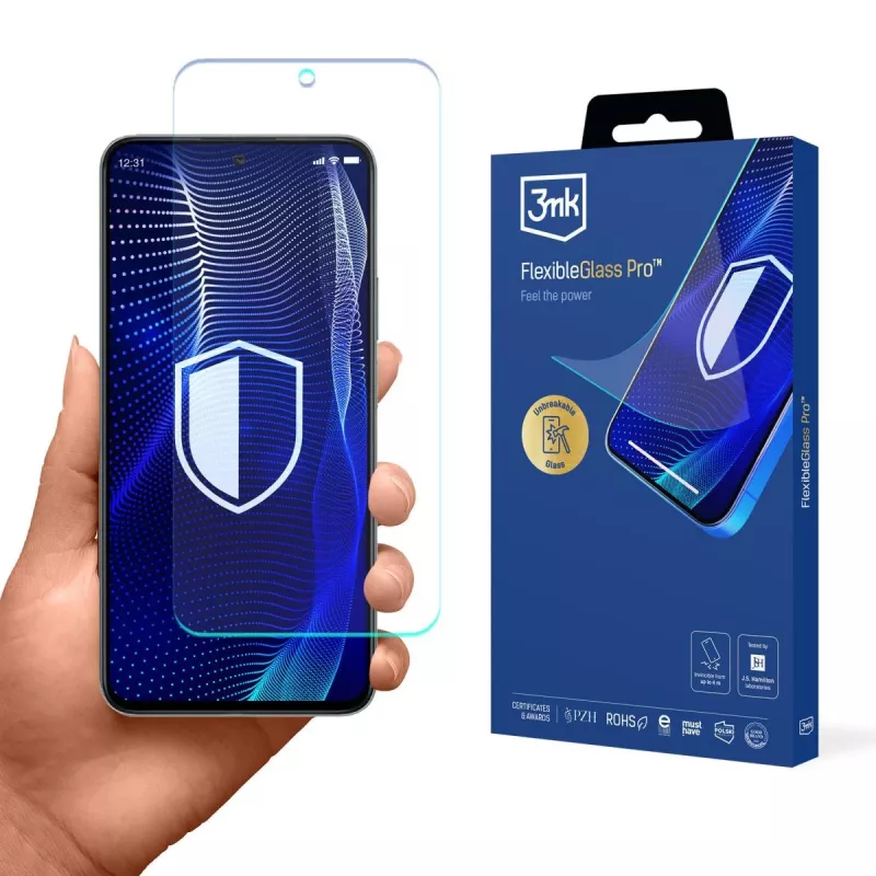 3MK PROTECTION FlexibleGlass Pro näytönsuojakalvo Honor Play 9T 5G - läpinäkyvä