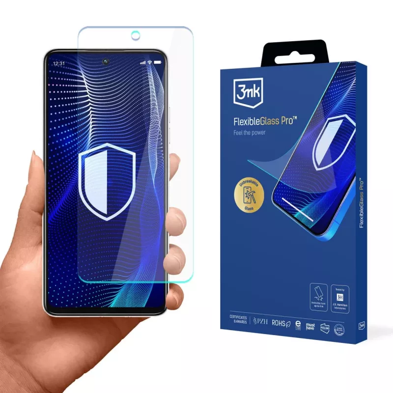 3MK PROTECTION Tecno Spark 30 - 3mk FlexibleGlass Pro Hybrid lasinen näytönsuojakalvo