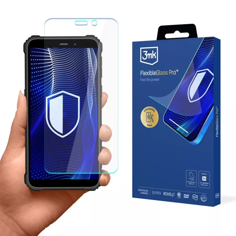 3MK PROTECTION Oukitel G2 - 3mk FlexibleGlass Pro Hybrid lasinen näytönsuojakalvo