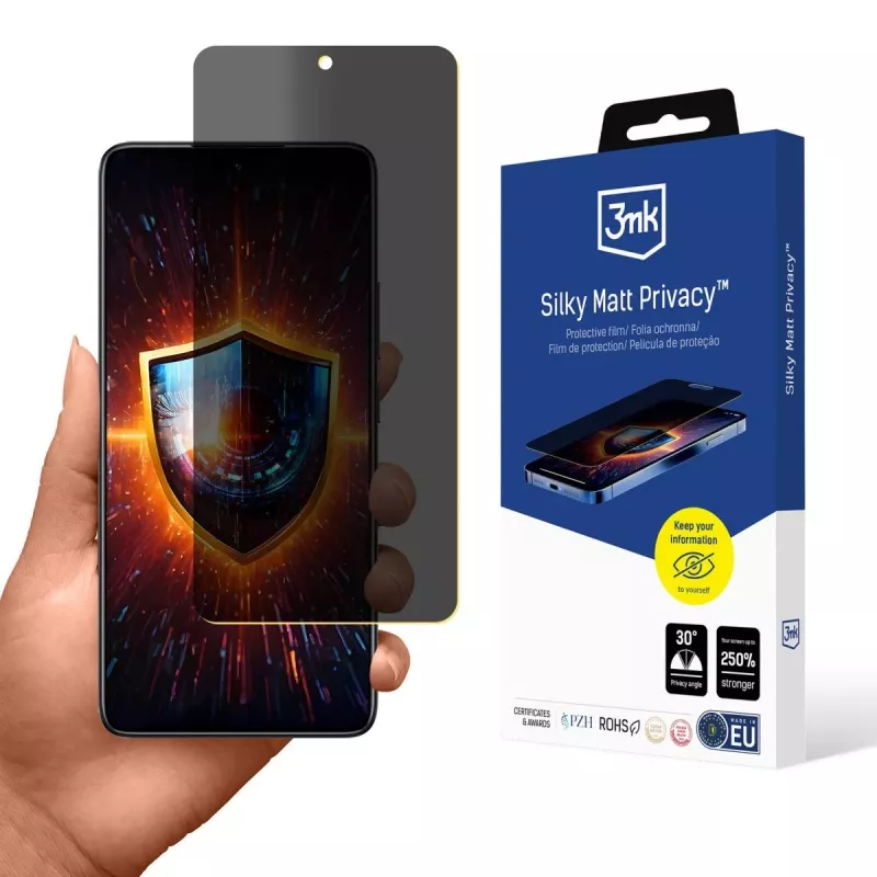3MK Silk Matte Privacy -näytönsuojakalvo Xiaomi 14T:lle