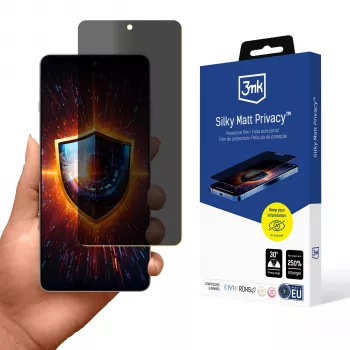 3MK Silk Matte Privacy -näytönsuojakalvo OnePlus 13R:lle