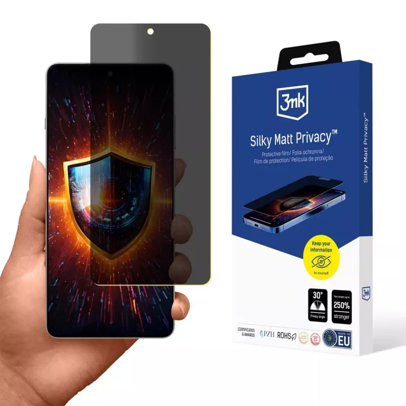 3MK Silk Matte Privacy -näytönsuojakalvo OnePlus 13R:lle