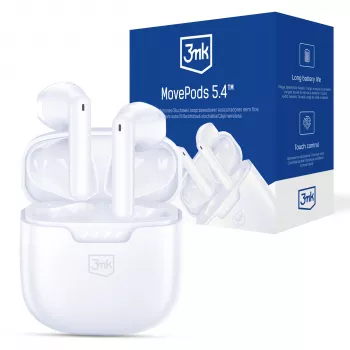 3MK PROTECTION 3mk Movepods 5.4 True Wireless Stereo -nappikuulokkeet Bluetooth 5.3:lla, ENC, IPX4, jopa 35 h akku, USB-C