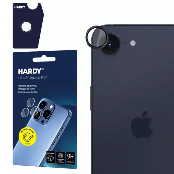 3MK PROTECTION Apple iPhone 16E/17E HARDY Lens Protection Pro musta