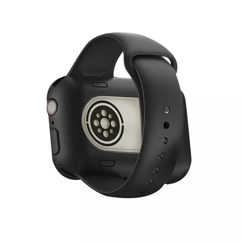 3mk Endurance Powerbank Case Apple Watch 44 mm/45 mm 2,5 W 1200 mAh USB-C musta