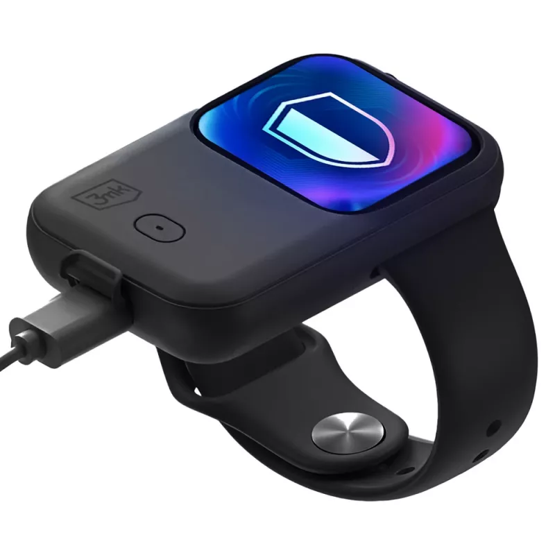 3MK PROTECTION 3mk Endurance Powerbank Case Apple Watch 49 mm 2,5 W 1200 mAh USB-C musta