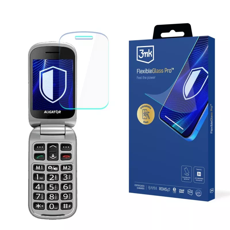 3MK PROTECTION Aligator V650 Senior FlexibleGlass Pro näytönsuojakalvo
