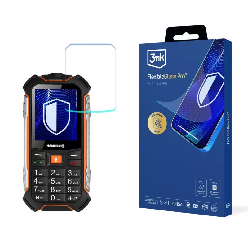 MyPhone Hammer Boost - 3mk FlexibleGlass Pro hybridilasinäytönsuojakalvo