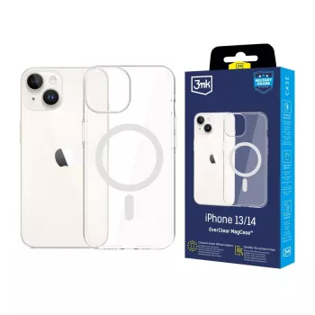 Apple iPhone 13/14 - 3mk EverClear MagCase läpinäkyvä