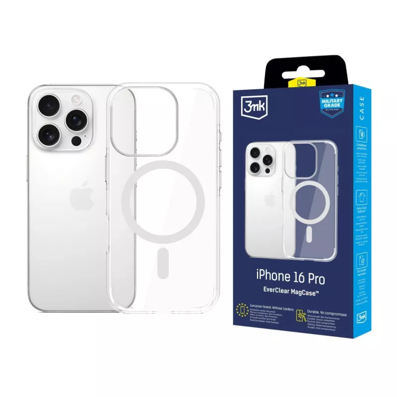 Apple iPhone 16 Pro - 3mk EverClear MagCase